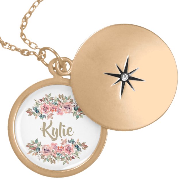 Personalized Name Locket | Custom Gifts for Her (Front)
