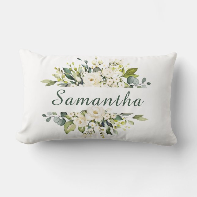 Personalized Name Lumbar Pillow (Front)