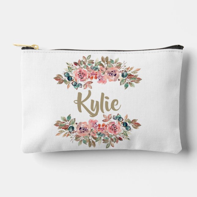 Personalized Name Makeup Bag Custom Gifts for Her (Front)