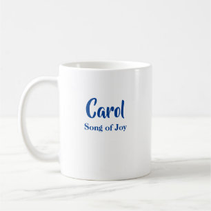 Personalized Name Meaning Name Carol Mug