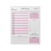 Minimalist Weekly Planner in Pink Online Planner & Notepad