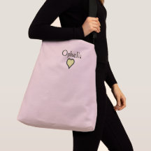 Personalized Name Minimal Heart Black & Pink
