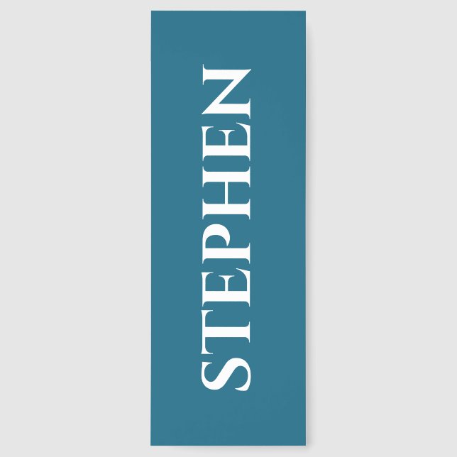 Personalized  Name Minimalistic Simple gift Bookmarks (Front)