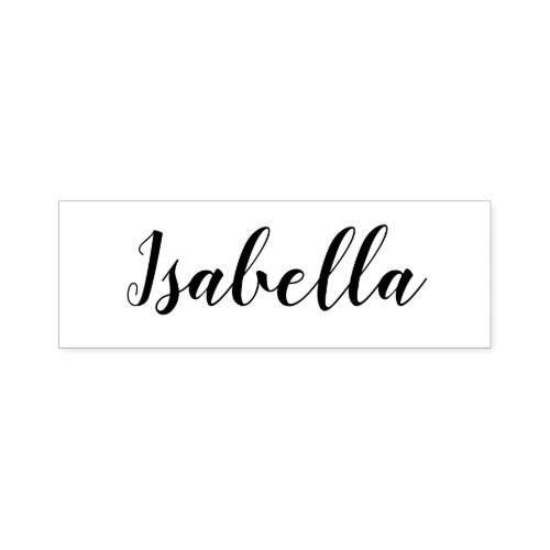 Personalized Name Modern Elegant Script Self_inking Stamp