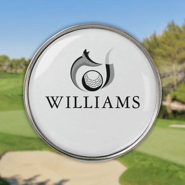 Personalized Name Modern Fox Golf Ball Marker (Personalized Name Modern Fox Golf Ball Marker)