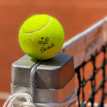 Personalized Name Modern Handwriting Tennis Balls at Zazzle