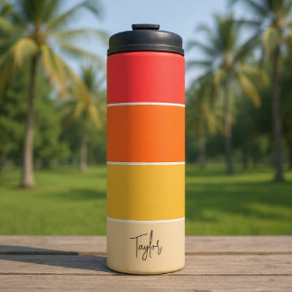 Personalized Name Modern Simple And Trendy Thermal Tumbler