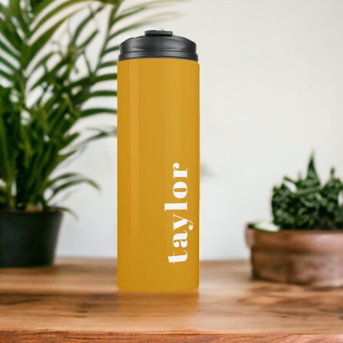 Personalized Name Modern Simple And Trendy Thermal Tumbler