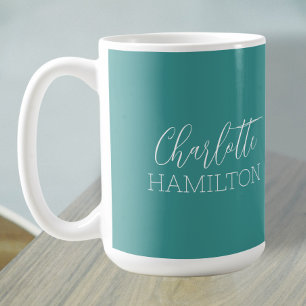 Personalized Name Modern Simple Coffee Mug