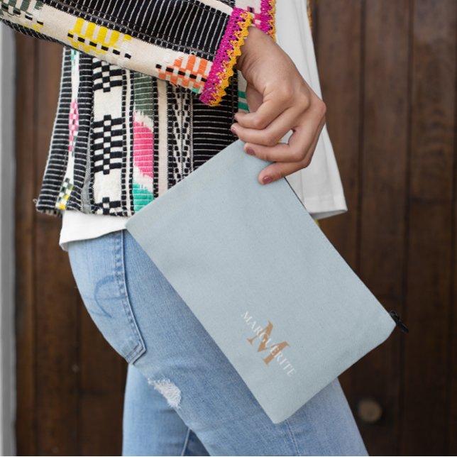 Personalized Name Monogram Accessory Pouch (Creator Uploaded)