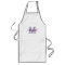 Personalized name monogram apron | Lavender purple