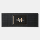 Personalized Name Monogram Black GOLD