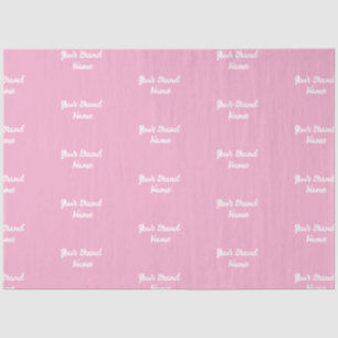 Personalized Name Monogram Business Tissue Paper 
