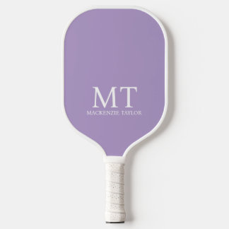 Personalized Name Monogram Checked Patterned Pickleball Paddle
