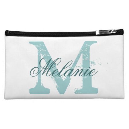 Personalized Name Monogram Cosmetic Bags