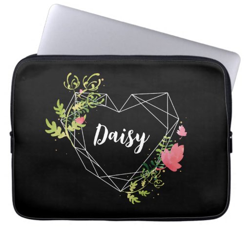 Personalized Name Monogram  Custom Gifts for Her  Laptop Sleeve