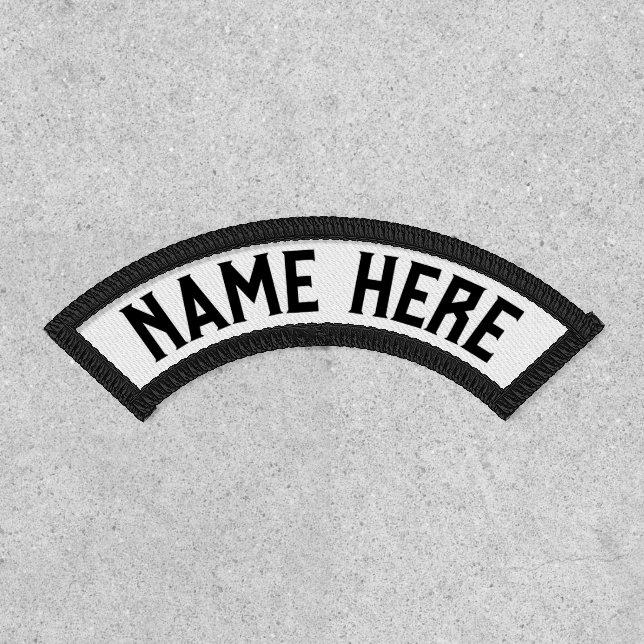 Personalized Name Monogram Custom  Patch (Front)