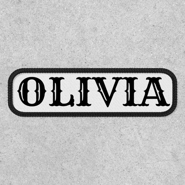 Personalized Name Monogram Custom Patch (Front)