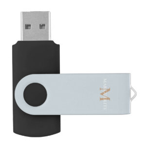 Personalized Name Monogram Flash Drive