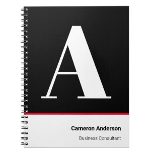 Personalized Name Monogram Notebook