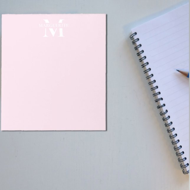 Personalized Name Monogram Notepad (Creator Uploaded)