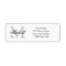 Personalized name monogram return address labels