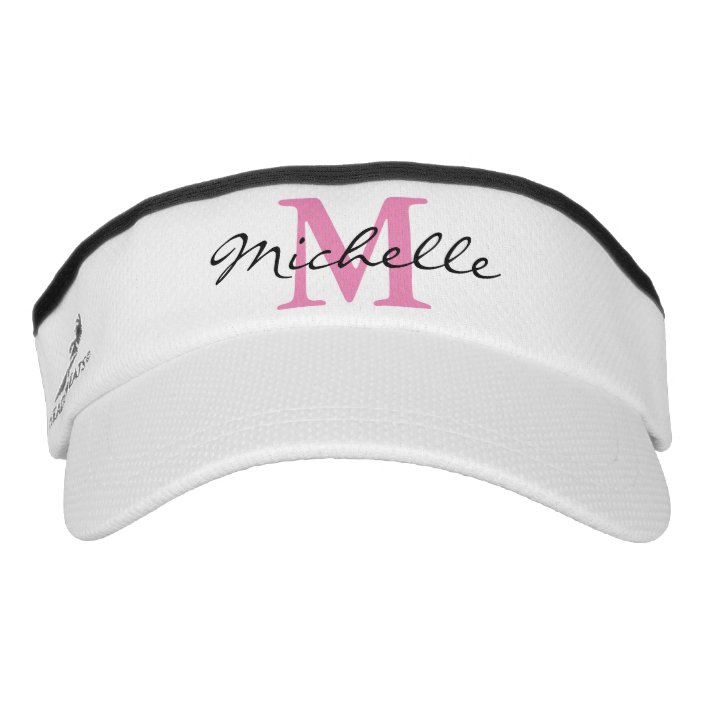 personalized golf visors