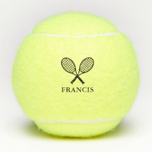 Personalized Name Monogram Tennis Balls