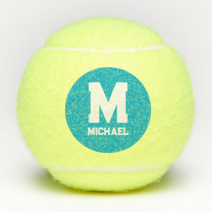 Personalized Name Monogram Tennis Balls