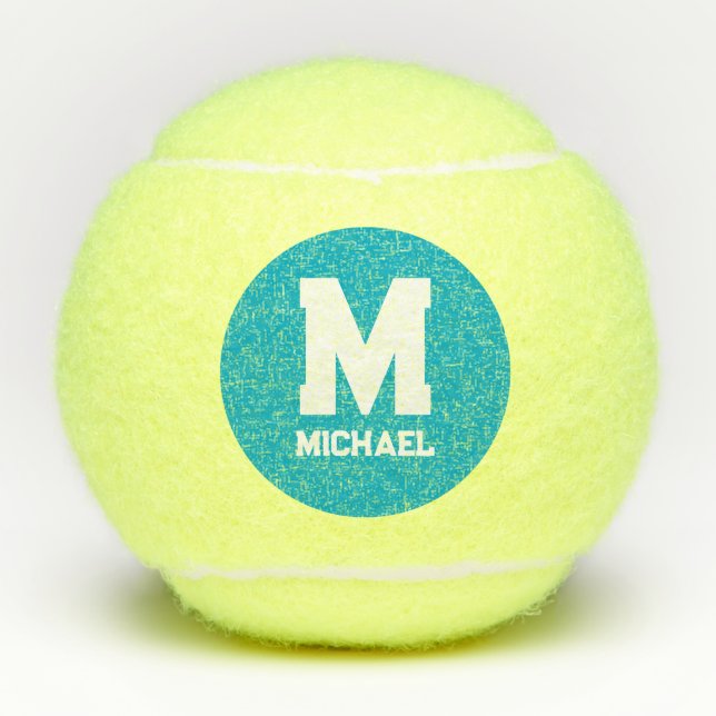 Personalized Name Monogram Tennis Balls (Front)