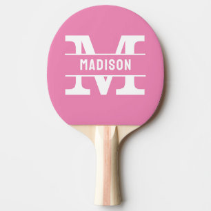 Personalized Name Monogramm Table Tennis Rackets Ping Pong Paddle