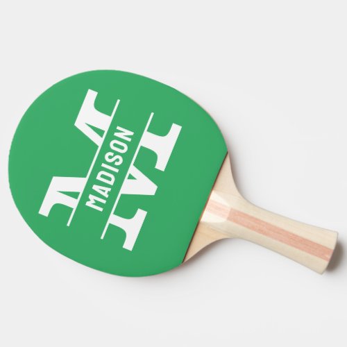 Personalized Name Monogramm Table Tennis Rackets Ping Pong Paddle