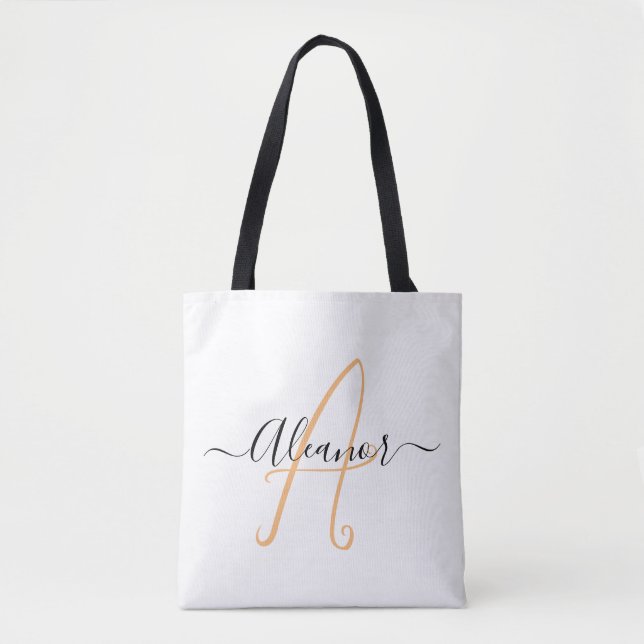  Personalized Name  Mother's  stylish Gift Tote Bag (Front)