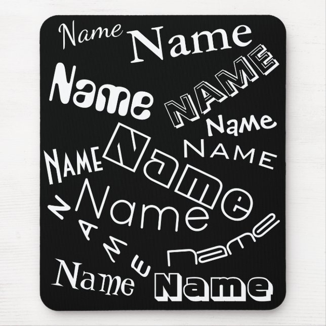 Personalized Name Mouse Pad (Front)
