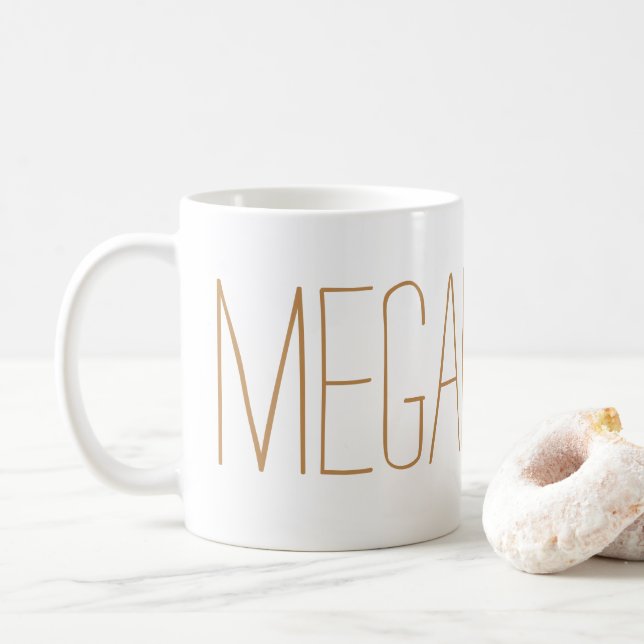 personalized name mug (With Donut)