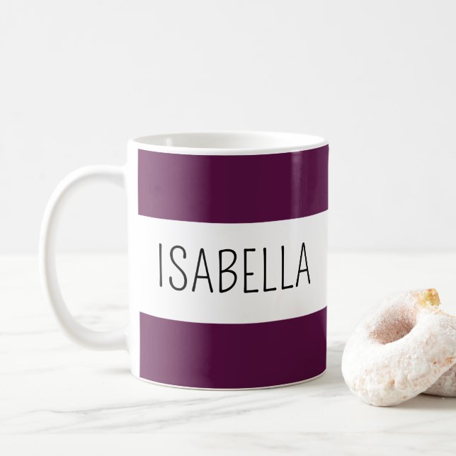 Personalized Name Mug Christmas Gift For Him / Her (With Donut)