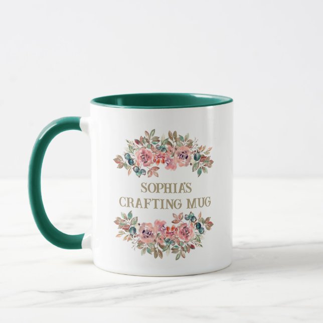 Personalized Name Mug | Custom Gifts for Crafters (Left)