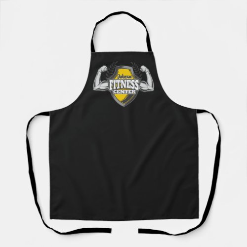 Personalized NAME Muscle Fitness Trainer Gym Apron