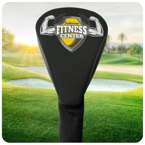 Personalized NAME Muscle Fitness Trainer Gym Golf Head Cover