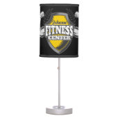 Personalized NAME Muscle Fitness Trainer Gym Table Lamp (Front)