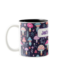 Personalized Name Mushroom Gift Mug