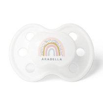 Personalized Name Muted Rainbow Baby Pacifier Personalized Name Muted Rainbow Baby Pacifier