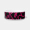 Personalized name neon hot pink glitter swirls