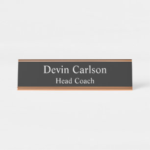 Personalized Name New Job Manager Custom Office Desk Name Plate
