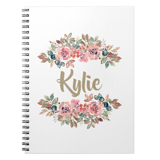 Personalized Name Notebook | Custom Gifts for Her (Front)