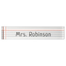 Personalized Name Notebook Paper Teacher