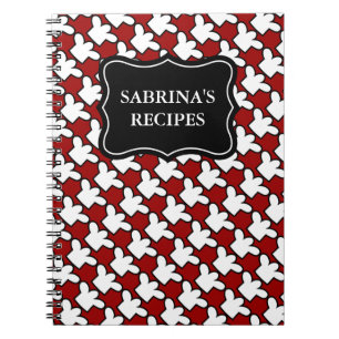 Personalized name notebook recipe cookbook
