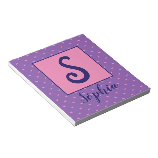 Personalized Name Notepad (Angled)