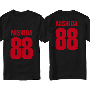 Personalized Name, Number, and Colors. Sports Fans T-Shirt