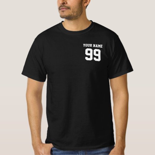 Personalized Name Number Custom Sport Team Jersey T_Shirt